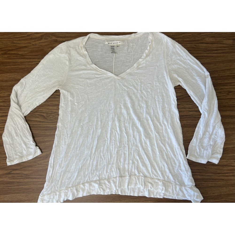 Medium Max Studio Cream Beige Top
